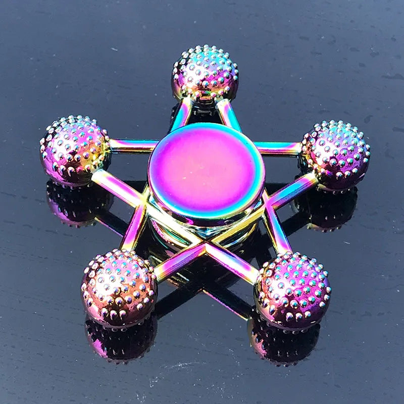 Rainbow Metal Fidget Spinner