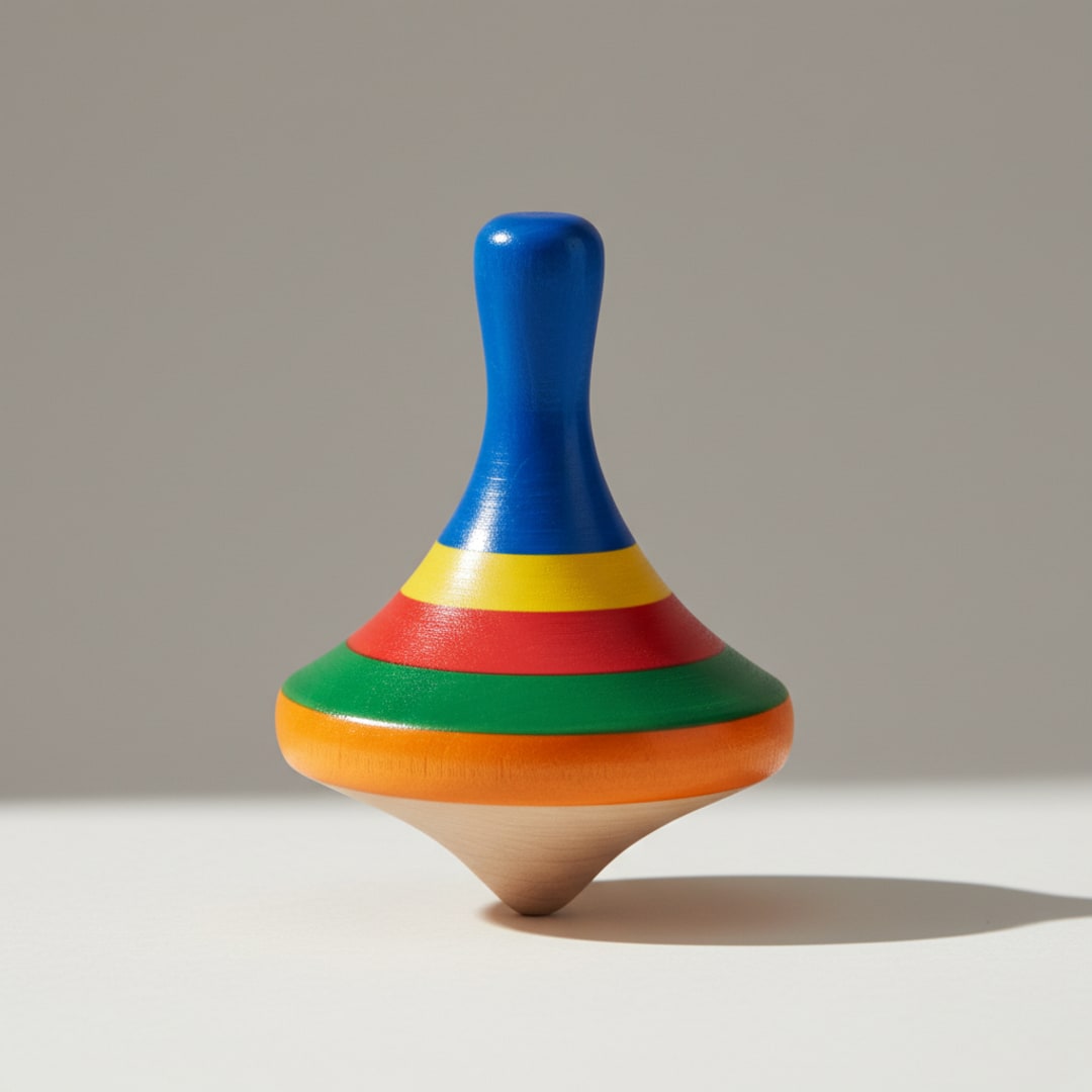 Classic Wooden Spinning Top — Spinner Play