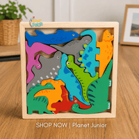 Puzzle din lemn cu animale marine