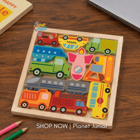 Puzzle din lemn cu animale marine