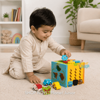 Cutie educativă multifuncțională din lemn