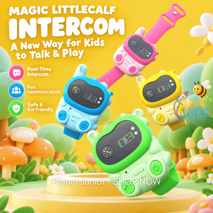 Ceas walkie-talkie pentru copii — model dragon simpatic