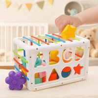 Cub senzorial cu forme pentru copii mici — multi-activitate