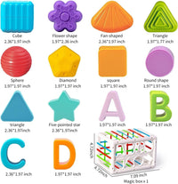 Cub senzorial cu forme pentru copii mici — multi-activitate
