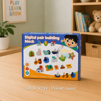 Blocuri de construcție cu cifre digitale pentru copii