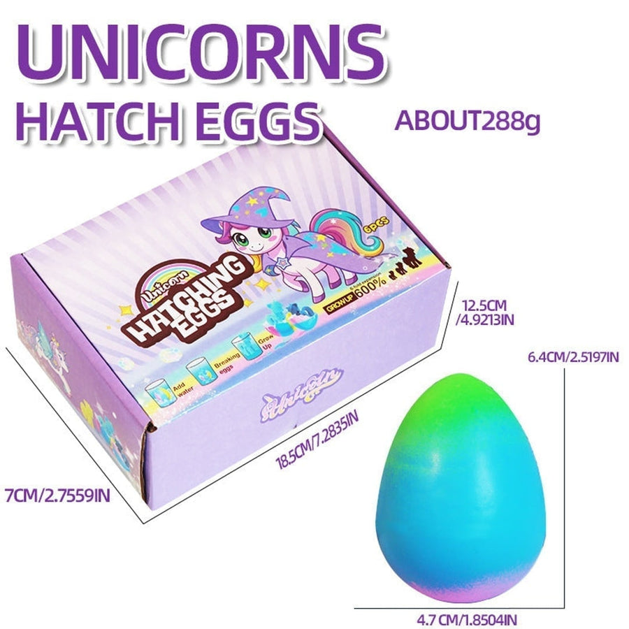 6 ouă surpriză unicorn — set jucării